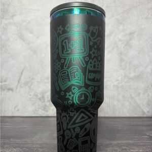 Teacher school holographic 40 ounce tumbler wrap